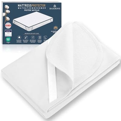 Matrasbeschermer 80x200 - Waterdichte Ademend Oeko-Tex Matrasbeschermhoes met 4 Elastische Hoeken - Machinewasbaar