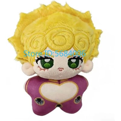 10cm Pluche Pop Giorno Giovanna Cosplay Cartoon Jojo's Bizarre Avontuur Knuffel Voor Anime Fans 10cm