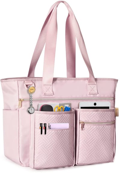 Dailygoods- Leraar Draagtas - Gewatteerde Hoes voor 15,6 Inch Laptop - Ruime Organizer - 6 Vakken - Handig Ontwerp - Gevoerde Bescherming - Laptoptas