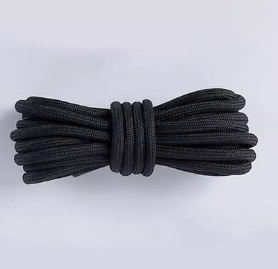 Ronde schoenveters Zwart 150 cm- Youhomy Outdoor/ sport schoenen veters- dikte 5 MM