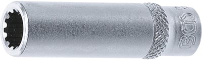 BGS Dopsleuteldop Gear Lock, diep - 1/4 - 8 mm