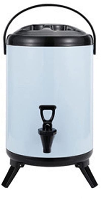 Dailygoods- Drankdispenser 8 Liter - Geïsoleerde Drankdispenser - Roestvrijstalen Emmer - Dubbele Isolatie - Kraan voor Melk/Thee/Koffie - Perfect voor Feestjes - Drankemmer