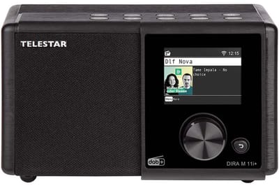 Telestar DIRA M11i - Internetradio - WiFi - DAB+ / FM - Bluetooth - Zwart