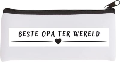 Akyol - beste opa ter wereld Etui - Opa - grandpa - leuk cadeau voor je opa - 20 bij 9 cm