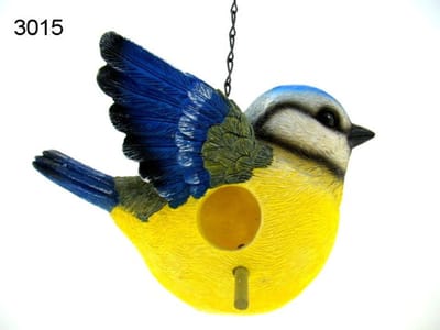 Lesser & Pavey Vogelhuisje Pimpelmees – 25 x 16 x 17 cm – Nestkast – Met Ophangoog