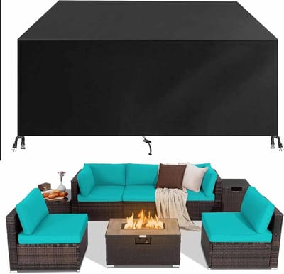 Tuinmeubelhoes - Afdekzeil Meubels - Meubels Beschermen - Waterdicht Oxford Stof - 90 x 80 x 90 cm - Zwart