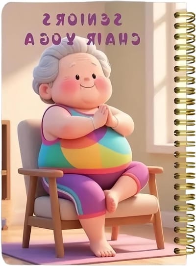 Fitness Planner - Oefenboek - Thuis Welzijn - Zittende Routines - 30 Dagen - Meerkleurig