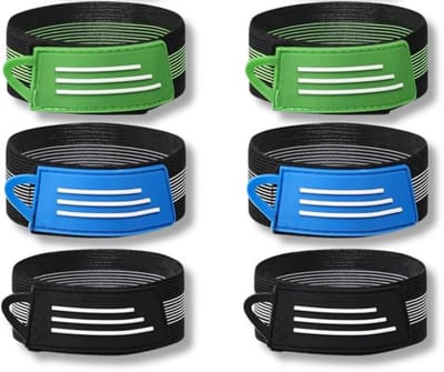 Set van 3x2 Stuks BROEKBINDERS/BROEKBESCHERMERS voor tijdens het fietsen , Broekklem op de fiets met Elastiek