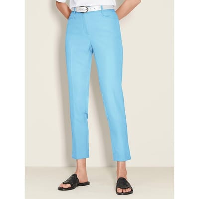 7/8-broek pasvorm Barbara Van Peter Hahn blauw