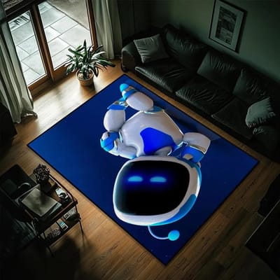 A-AstroS Bot Spel Schattig Tapijt Cartoon Woonkamer Slaapkamer Badkamer Keuken Entree Deurmat Antislip Wasbaar Kleed Huisdecoratie 50x80cm