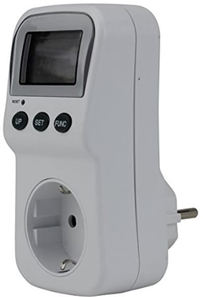 Energiekostenmeter met Overbelastingswaarschuwing en 2 Stroomprijzen