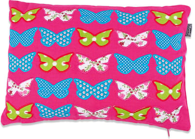 In The Mood Butterfly - Sierkussen Fuchsia/Aqua/Lime - 30x45 cm
