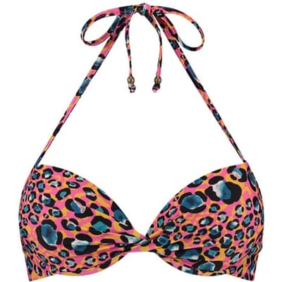 Shiwi Ladies Leopard Spot Luca Push Up Bikini Top Azalea Pink Größe: 36 | Bikinis Outlet | Damen | Rosa