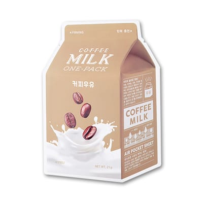 [Promotie] A'PIEU - Milk One Pack Sheet Mask - Coffee - 1stuk