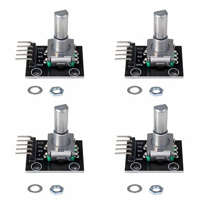 Rotary encoder module 360° met potentiometerknop, statische koppel sensor voor Arduino en elektronica, ideaal voor multimedia toepassingen