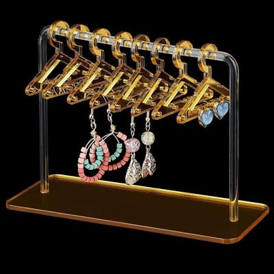 Acryl Oorbellenhouder voor Dames en Meisjes - Oorbellenstandaard, Oorbellenorganizer en Hanger voor Accessoires