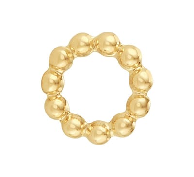 Geelgouden Hanger rondje bolletjes 4023145