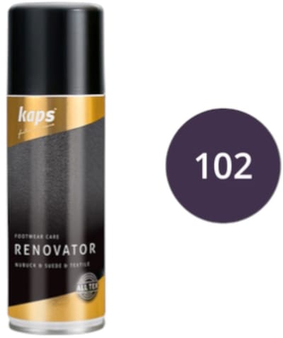 Kaps Renovator Spray voor suede en nubuck - frist de kleur op en verzorgt het leer - (102) Donker Lila - 200ml