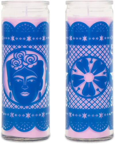 Kitsch Kitchen kaars in glas Papel Picardo Frida