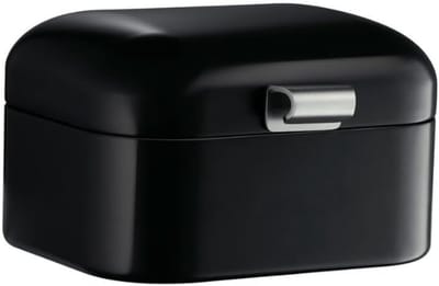 Famanu - Broodtrommel mini metalen broodtrommel met ventilatiegaten en handgreep