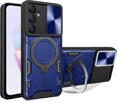 Hoesje geschikt voor Samsung Galaxy A36 - Techsuit CamGuard Pro Back Cover - Blauw