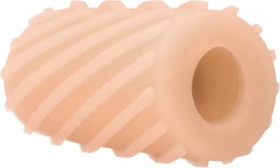 SLT Self Lubrication Pocket Masturbator voor op Reis met Soepele Penetratie Dankzij Zelfvoorzienend Glijmiddel - beige