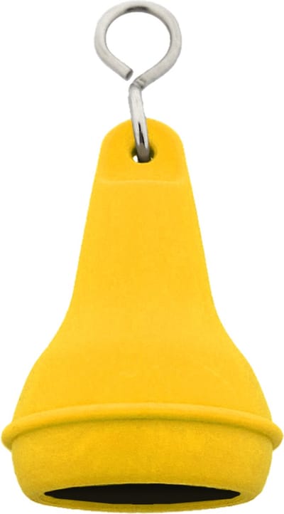 CombiCraft Hotel sleutelhanger Mayfair met open onderkant 41x70mm geel - 5 stuks