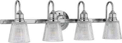 Quintiesse LED Badkamerarmatuur Addison | 3W 3000K 300Lm 830 | IP44 | Dimbaar | Polished Chrome