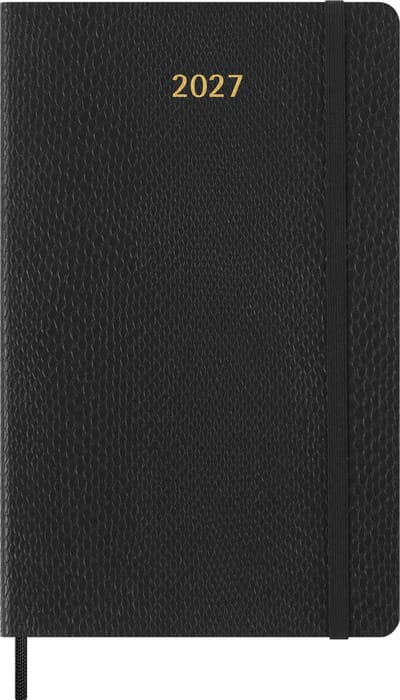 Moleskine 12 Maanden Agenda - 2027 - Precious & Ethical - Wekelijks - Large - Mamba - Zwart