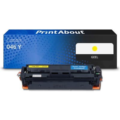 PrintAbout huismerk Toner 046 Y  Geel Geschikt voor Canon