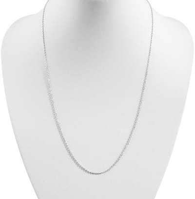 AKZENT Akzent Unisex ketting "Paulsen" uit 925 Sterlingzilver, gerhodineerd, duurzaam, 42-60cm