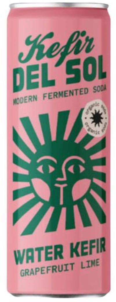 Kefir Del Sol Grapefruit Lime Blik - 12x 25 cl