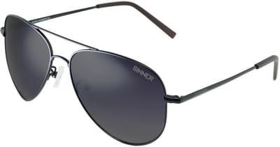 SINNER Morin - Metalen Zonnebril - Zwart - Unisex