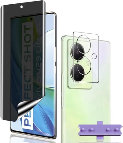 Dailygoods- Inkijkbescherming Hoge Privacy - Beschermfolie - TPU Schermbescherming - Gehard Glas Camerabescherming - Eenvoudige Montage - Zelfherstel - Schermbeschermer