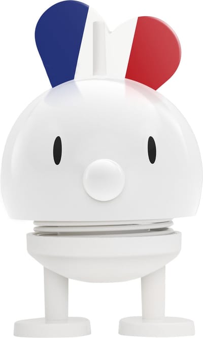 Hoptimist Love Bumble France 4,5 x 5,8 x 8,7 cm S White