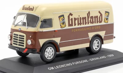 Atlas OM I Serie - Modelauto - Schaal 1:43 - Creme/Bruin