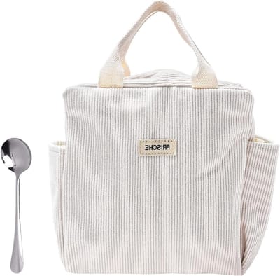 Geïsoleerde Lunchbox voor Vrouwen - Herbruikbare Lunchtas van Katoen - Lekvrije Thermische Koeltas met Grote Capaciteit en Stijlvol Ontwerp