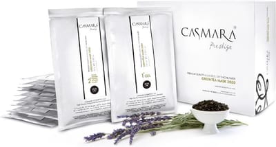Casmara Greentea Masker 2050 / revitaliserend anti-stress masker 10-pack