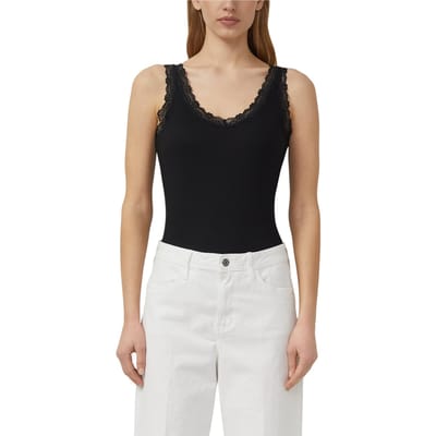 s.Oliver  T-shirts Black Maat: 36 | Onderhemden Outlet | Dames | Zwart