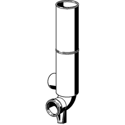 Viega Prevista flush pipe bend with fan connection, model 8580.19 786342