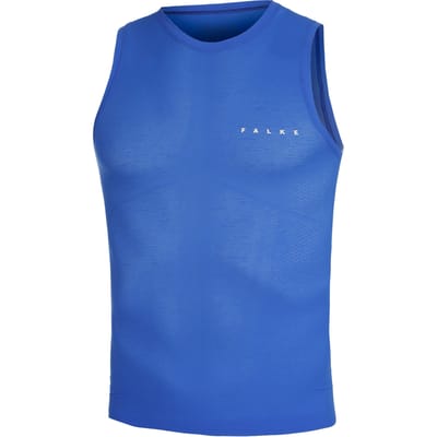 FALKE Ultralight Cool sneldrogend functioneel materiaal mouwloze functioneel shirt heren blauw - maat S