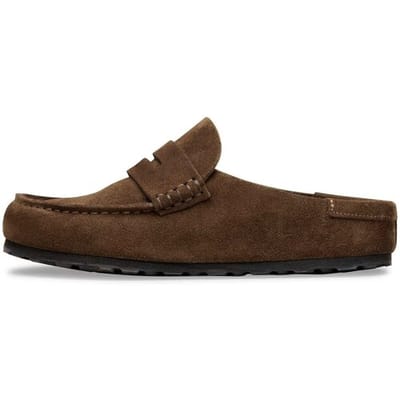 Birkenstock Suede Slippers en Sandalen Dames - Bruin - Maat 39 - Suède