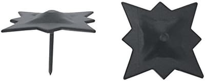 Sterrennagels IJzer 40x30 mm - Set van 10 Stuks - Smidwerk
