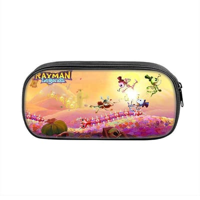 Rayman Legends Print Make-up Tas Etui Jongens Meisjes Schrijfwaren Tassen Canvas Potlooddoos Tieners Schoolbenodigdheden