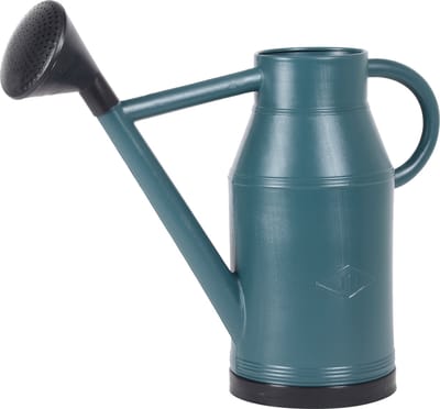EDA Gieter - grijsblauw - kunststof - zwarte broeskop - 11 liter - Gieters voor buiten