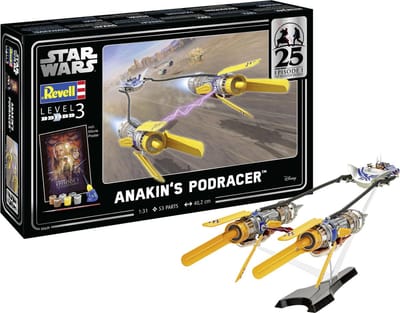 Revell Modelbouwpakket Ruimtevaart - 05639 -EP1- Anakin#039 Podr - Star Wars - Geschenkset Plastic - 1:31 - Modelbouw