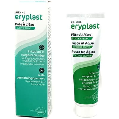 Lutsine Eryplast Pâte à l'Eau à l'Oxyde de Zinc 75 g