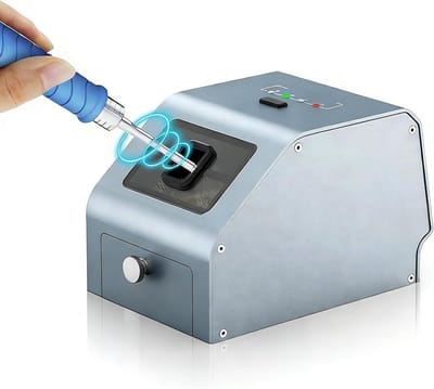 Gemotoriseerde Soldeerpuntreiniger - Automatische Puntreiniger - Soldeeronderhoud - Ultrafijne Koperen Borstel - 3000 tpm - Zwart