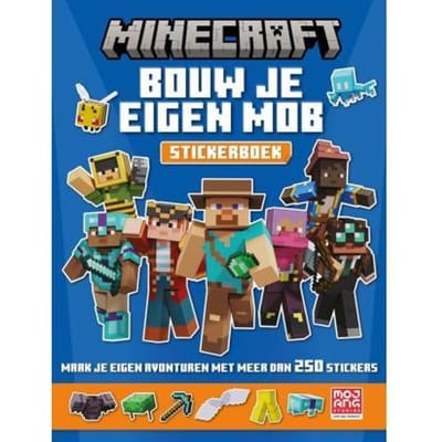 Minecraft : Bouw je eigen mob - stickerboek Educatieve boeken (spelletjes en raadsels)