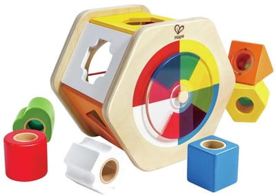 Hape Zichtbare Multicolor 12-delige Puzzel